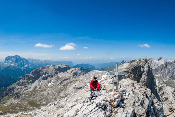 Puez Spitze Ausblick, Puezspitze