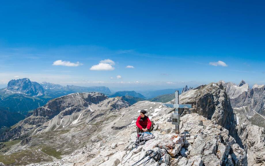 Puez Spitze Ausblick, Puezspitze