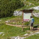 Infotafel, Wanderweg, sentiero, wandern