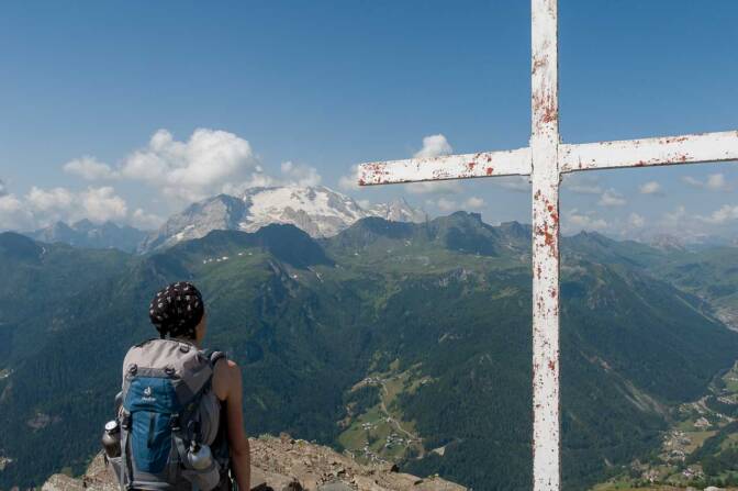 Gipfelkreuz am Monte Sief