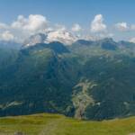 Arraba, Belluno, Col di Lana Ausblick, Dolomiten, Marmolada, Marmolata, Ornella