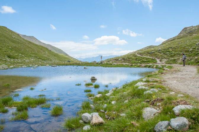 Zurück am Sesvenna Pass