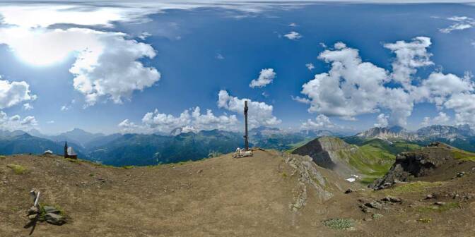 Am Col di Lana inmitten der Belluneser Dolomiten