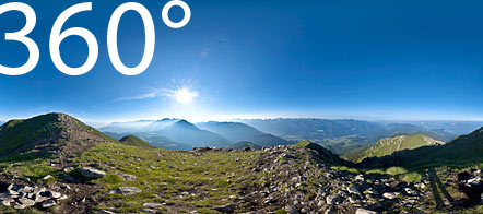 360° auf dem Schwarzhorn: ein herrlicher Blick auf das Fleimstal