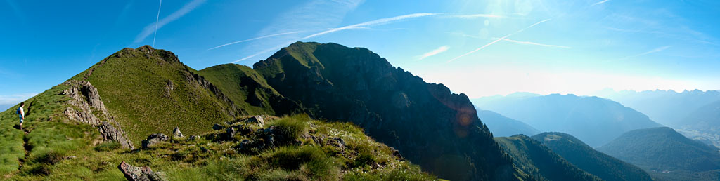 Bergpanorama vom Schwarzhorn aus