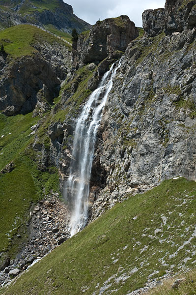 Wasserfall in der Sesvenna Gruppe