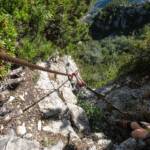 Karabiner, Klettersteig, Leiter, Sentiero attrezzato Gaetano Falcipieri, Sicherung, klettern, via ferrata