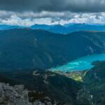 Gewitterstimmung, Gewässer, Hauptstadt des Trentino, Molveno, Molveno See, See, TN, Trentino, Trento, Trient, lago, lake