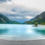 Badesee, Gewässer, Molveno See, See, lago, lake