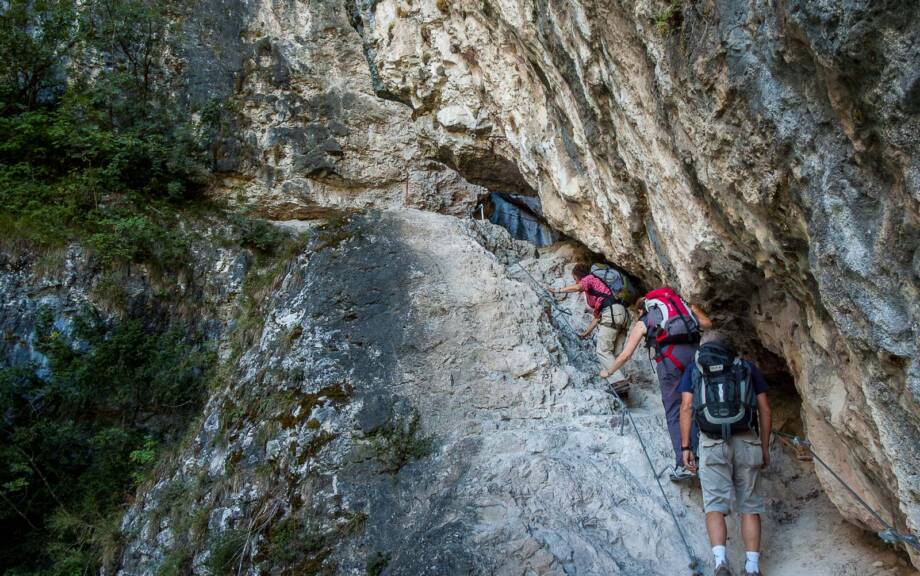 Klettersteig Burrone Giovanelli