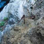 Burrone, Burrone Giovanelli, Giovanelli Klettersteig, Klettersteig, Klettersteig Burrone Giovanelli, Leiter, Seil, klettern, via ferrata