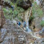 Klettersteig Burrone Giovanelli, Leiter