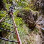 Klettersteig Burrone Giovanelli, Leiter