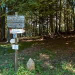 Baito Aiseli, Hinweisschild, Schild, Wald, Wanderschild, Wanderwegweiser, Wegweiser