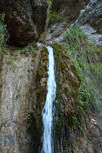 Wasserfall im Burrone Klettersteig