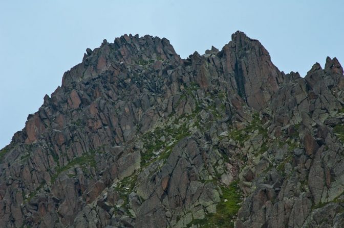 Der Sasso Rotto kurz vor der Cima Sette Selle