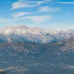 Adamello Brenta, Aufstiegsanlage, Berg, Berge, Hauptstadt des Trentino, Monte Bondone Ausblick, Monte Gazza, Paganella, Sessellift, Trento, Trient