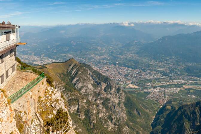 Da müssen wir rauf: Il Pallone auf dem Monte Bondone