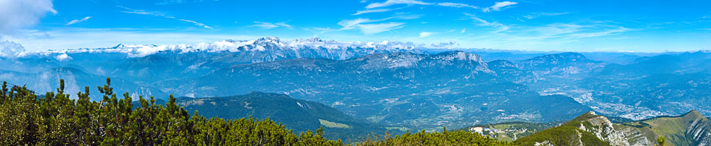 Panorama der Brenta Dolomiten
