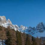 Catinaccio, Dolomiten, Rosengarten, Rosengartengruppe, Schnee, Tiers, Winter, inverno, weiße Jahreszeit, winter