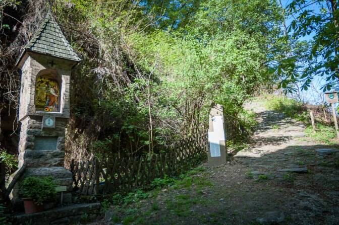 Durch das Brantental von Leifers zur Wallfahrtskirche Maria Weißenstein bei Petersberg