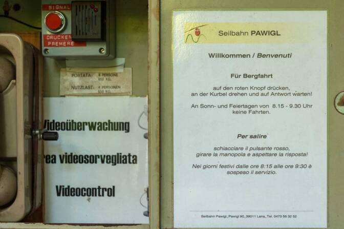 Pawigl Seilbahn – Bedienungsanleitung
