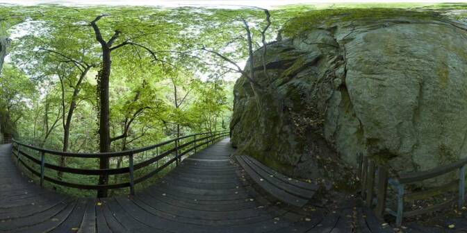 In der Gaulschlucht neben dem Ultner Bach