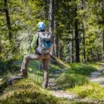 BZ, Deutschnonsberg, Italien, Nonsberge, Nonsberggruppe, Schönegg, St. Felix, Wanderer, Wanderweg, sentiero, wandern