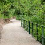 Die Guntschnapromenade schlängelt sich in Serpentinen durch einen gepflegten Botanischen Garten im Bozner Stadtteil Gries bergwärts, Bolzano, Bozen, Guntschnapromenade, Landeshauptstadt Südtirol, Promenade, Spazierweg, Wanderweg, Weg, cammino, passeggiare, sentiero, spazieren, spazieren gehen, way