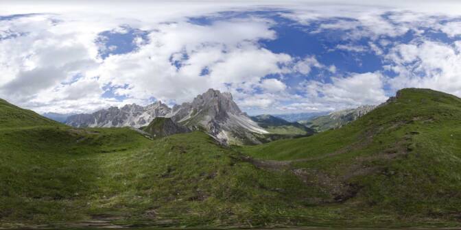 Umrundung der Geislergruppe: am Kreuzjoch