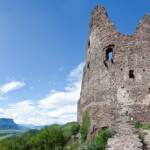 Die Leuchtenburg, Burg, Etschtal, Gantkofel, Leuchtenburg, Macaion, Mendelgebirge, Mendelkamm, Mitterberg, Ruine, Turm, Türme, castello, catena della Mendola, remains, rovina, rudere, ruin, torre, torri, tower