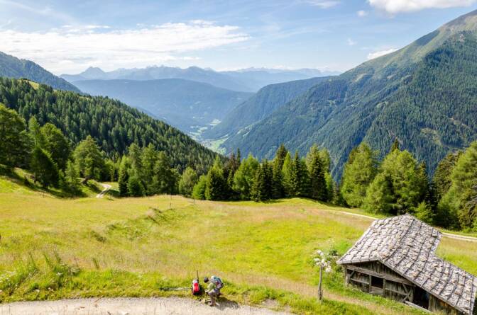 Blick ins Pfunderer Tal