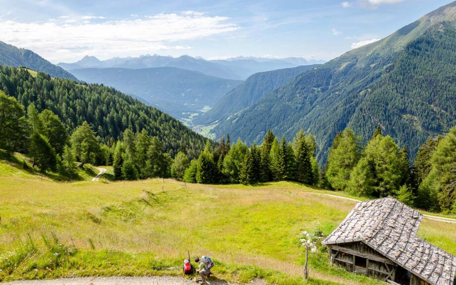 Blick ins Pfunderer Tal