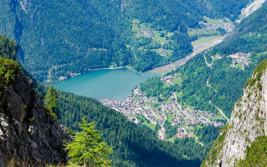 Alleghe mit Lago di Alleghe