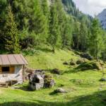 Alm, Almenlandschaft, Almhaus, Almhütte, Almlandschaft, Malga Casamatta, Matte, Weide, alpine hut, baita, chalet, mountain hut