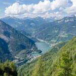 Lago di Alleghe, Alleghe See, Cordevole Tal, Gewässer, Lago di Alleghe, See, Vogelperspektive, lago, lake