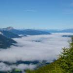 Nebel über dem Pustertal, Nebel, Nebelbank, Pustertal, Wettererscheinung, Wettererscheinungen