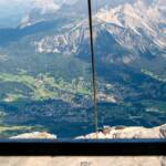 In der Bergstation, Alto Cadore, Ampezzaner Tal, Aufstiegsanlage, Belluno, Boite Tal, Boitetal, Cortina, Cortina d’Ampezzo, Mittelstation, Rifugio Ra Valles, Seilbahn, Vallata d’Ampezzo, Valle d’Ampezzo, Venetien, Veneto, Vogelperspektive