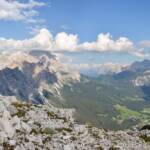 Dolomiti d’Ampezzo, Ampezzaner Dolomiten, Belluno, Cortina, Cortina d’Ampezzo, Cristallo, Cristallo-Gruppe, Cristallogruppe, Dolomiti Ampezzane, Dolomiti d’Ampezzo, Kristallberg, Markierung, Monte Cristallo, Sorapis, Sorapiss, Sorapiss Gruppe, Sorapisstock, Venetien, Veneto, Wandermarkierung, Wanderwegmarkierung, Wegmarkierung