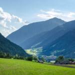 Antholzer Tal, Antholz, Antholzer Tal, Dämmerung, Wiese