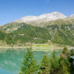 Neves Stausee im Mühlwaldertal bei Lappach, Erlebniswanderweg, Erlebnisweg, Gewässer, Lappach, Lehrpfad, Lehrweg, Mühlwaldertal, Naturerlebnisweg, Naturlehrpfad, Neves See, Neves Stausee, Nevessee, See, lago, lake