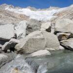 Gletscherfluss, Bach, Berg, Berge, Fließgewässer, Gletscher, Gletscherfluss, Gletscherlandschaft, Gletscherzunge, Großer Möseler, Lappach, Moeselegletscher, Möselegletscher, Ursprungbach, glacier