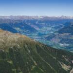 Burgeis, Gletscher, Glurns, Males, Mals, Martell, Martelltal, Palla Bianca, Schluderns, Similaun, Tal, Valle, Vinschgau, Vogelperspektive, Weißkugel, Wildspitze, glacier