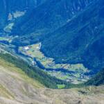 Martell, Martelltal, Vogelperspektive