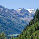 Zufrittspitze mit Zufrittsee, Lago di Gioveretto, Martell, Martelltal, See, Stausee, Zufritt Stausee, Zufrittsee, Zufrittspitze, Zufritttal, lago, lake, Innere Gramsenspitze