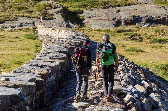 Die Plima Mauer - Talschluss Martell