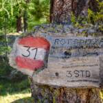 Wegmarkierung, Hinweisschild, Markierung, Martell, Martelltal, Schild, Vordere Rotspitze, Wandermarkierung, Wanderschild, Wanderwegmarkierung, Wanderwegweiser, Wegmarkierung, Wegnummer, Wegweiser