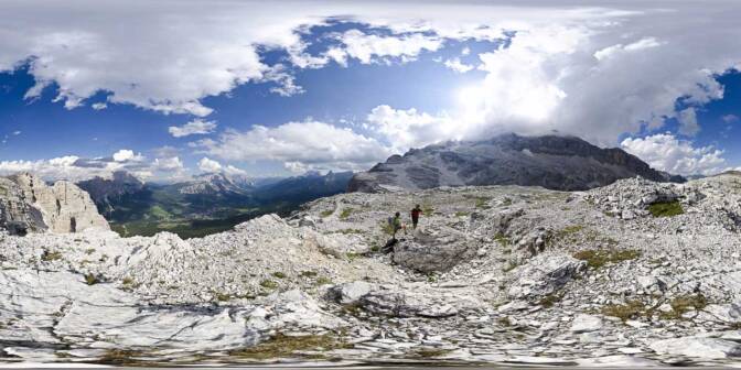Auf der Tofana di Mezzo, über Cortina d’Ampezzo