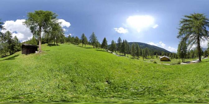 Bei Frondeign oberhalb des Kurterhofes