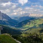 Berglandschaft, Corvara, Dolomiten, Gebirge, Gebirgslandschaft, Passo Campolongo